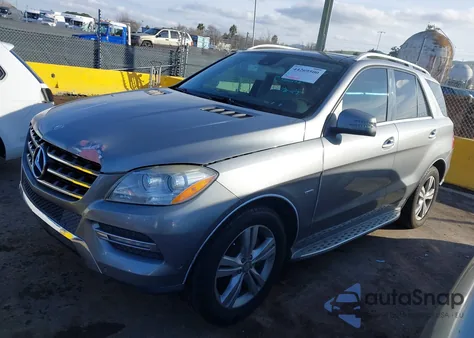 2012 Mercedes-Benz Ml 350 4Matic from USA, damaged, VIN 4JGDA5HB1CA025601